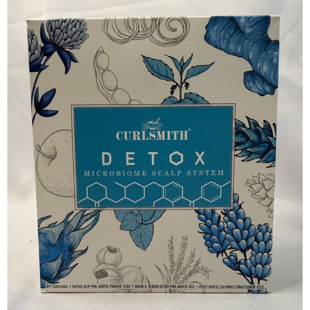 Curlsmith Detox Kit Vegan Microbiome Scalp System Hair Primer Pro-Biotic *T12
